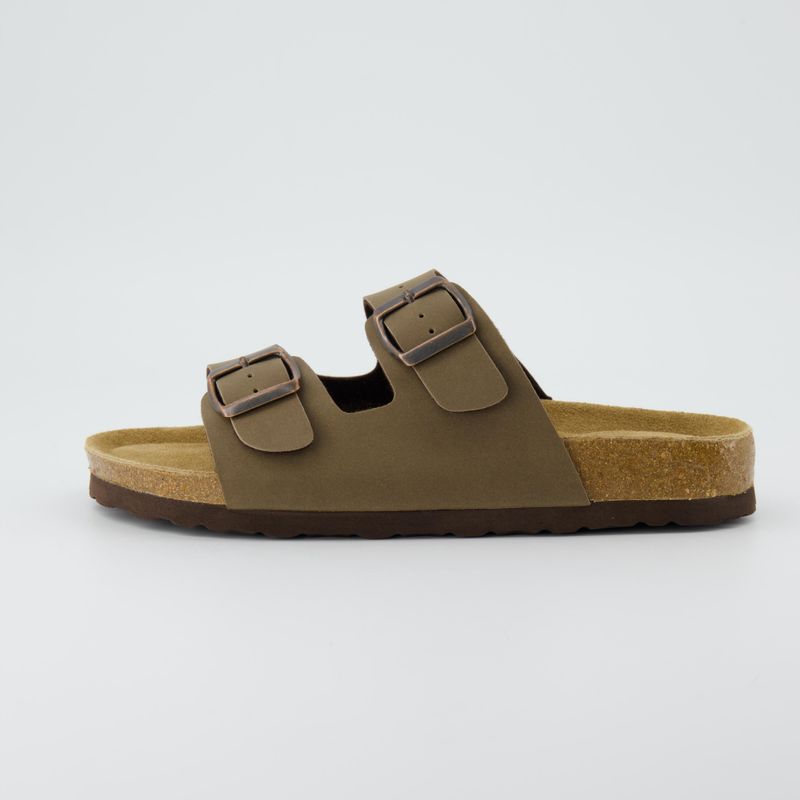 Cork-Soled Slide Sandals