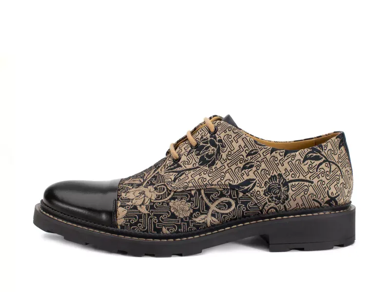 Floral Patterned Oxfords