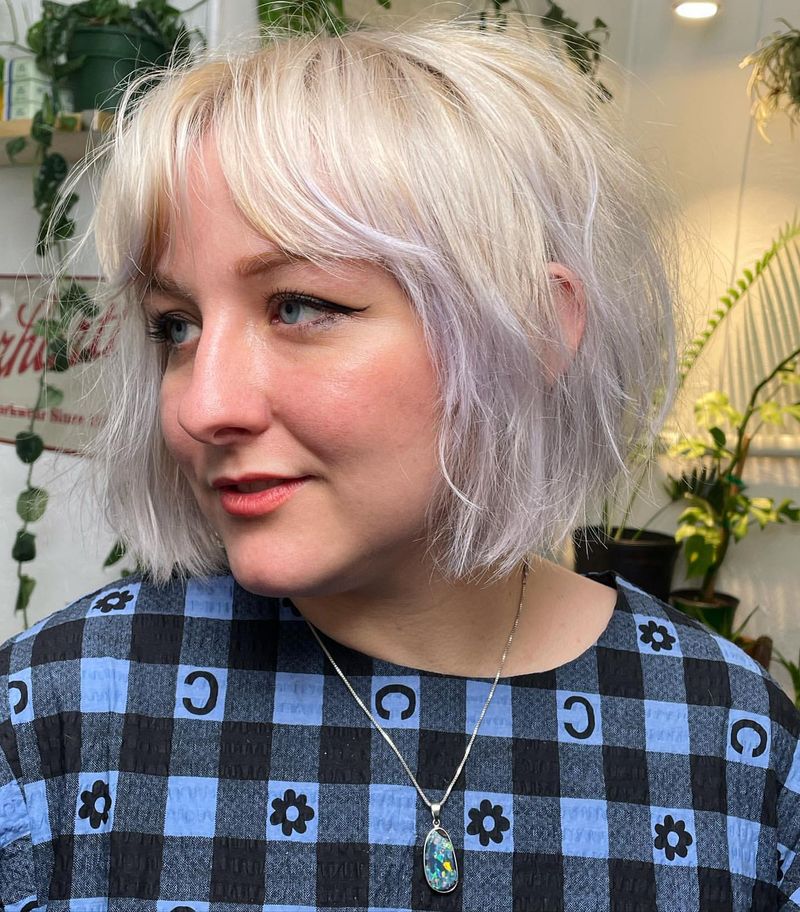Layered Bob with Fringe
