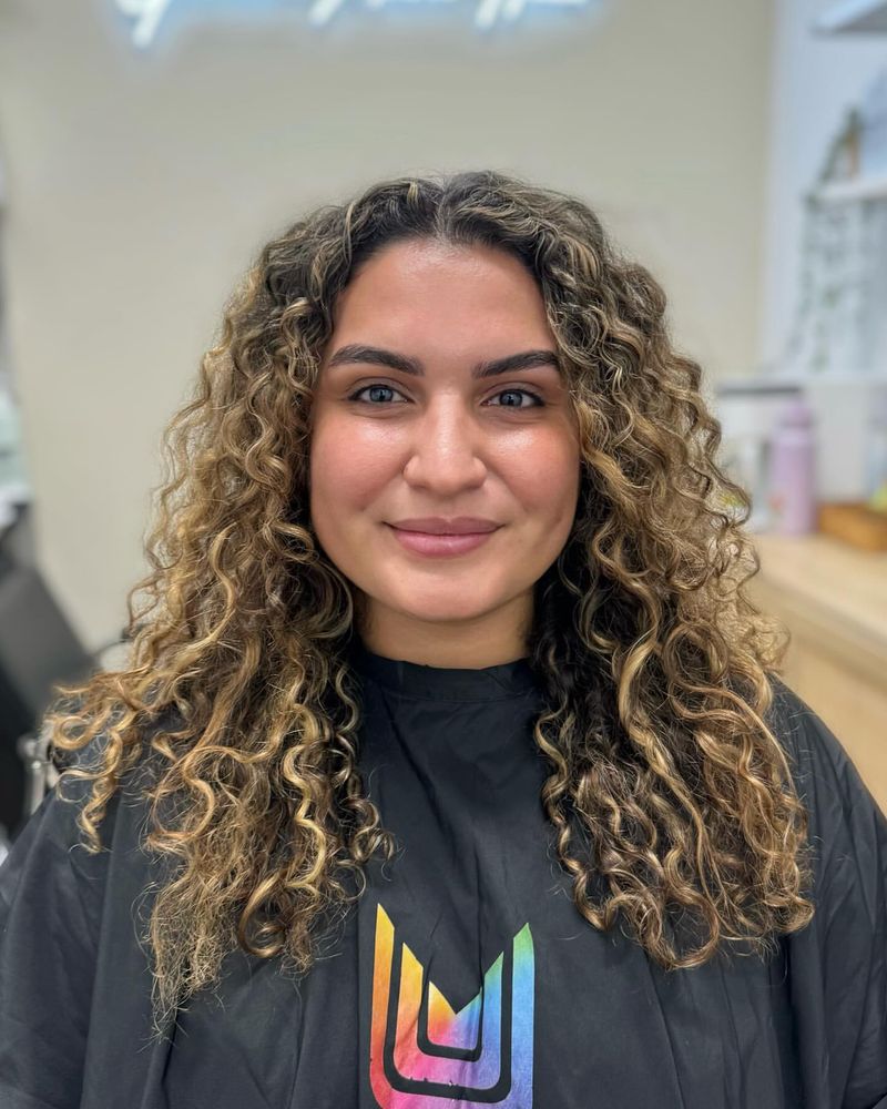 Layered Cut with Curls
