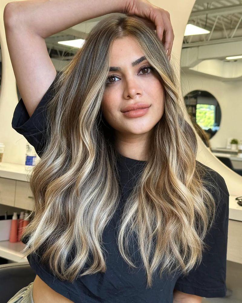 Corte Balayage em camadas