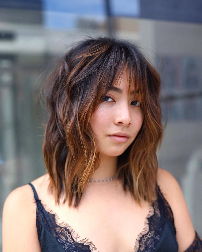 Chaînes de cheveux ondulées