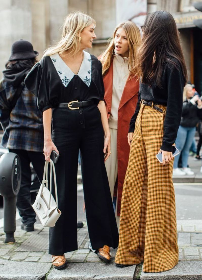 Vintage-Inspired Blouse Pairing