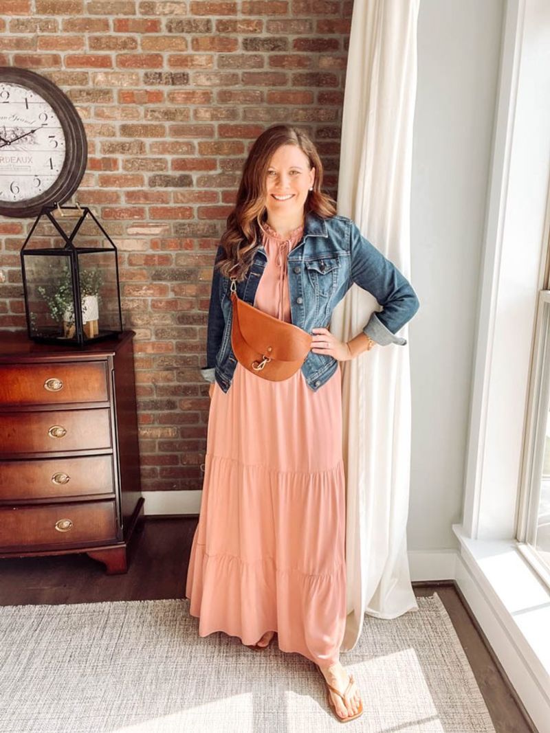 Cropped Jacket + Maxi Dress
