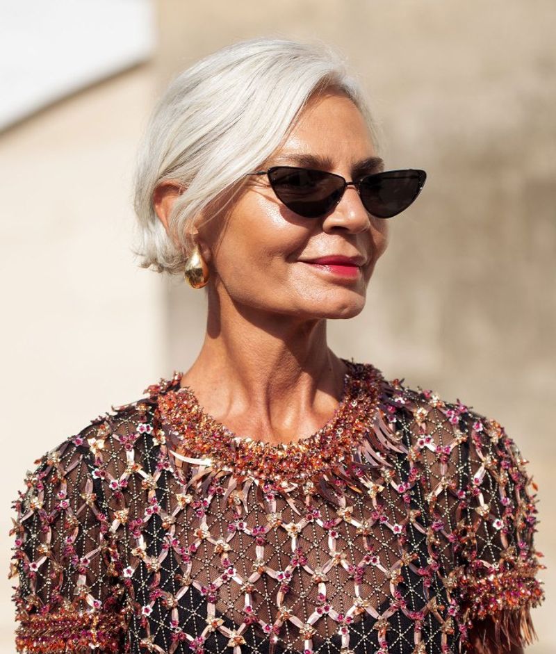 Gray French Bob