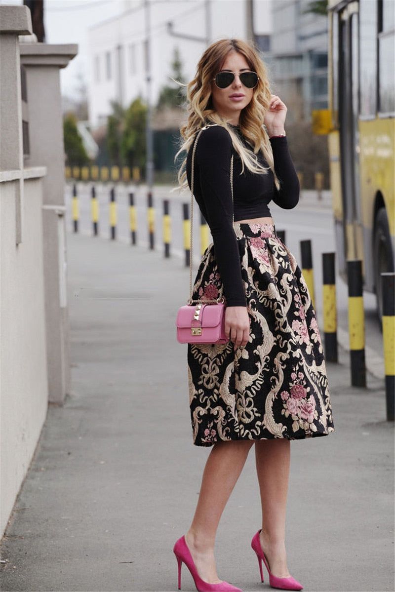 Vintage-Inspired High Waist