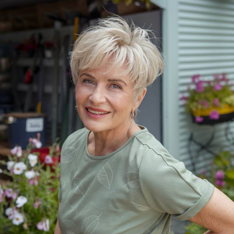 Tousled Crop with Wispy Texture