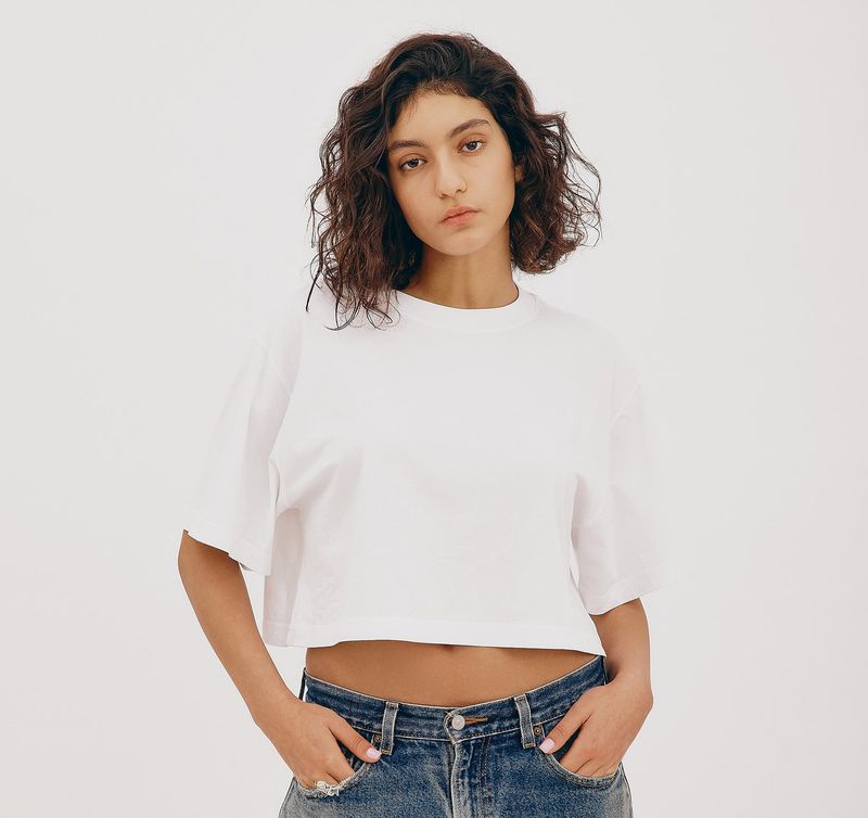 Boxy Cropped T-Shirt