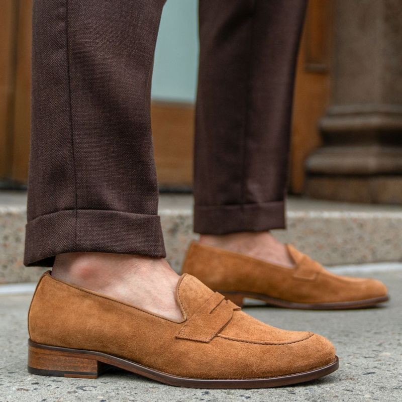 Suede Loafers