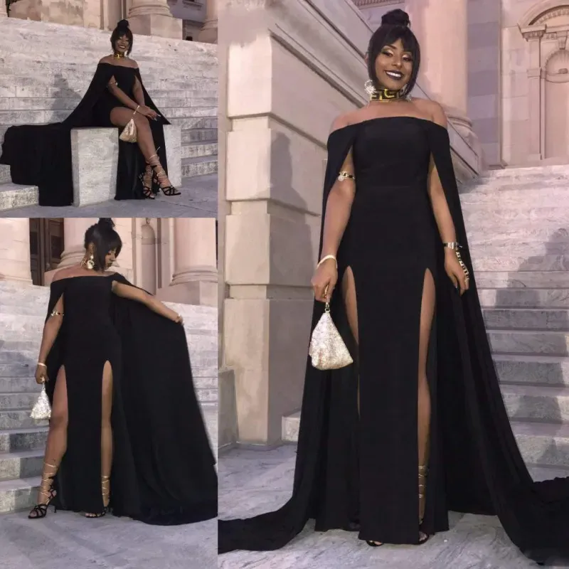 Dramatic Cape Dress