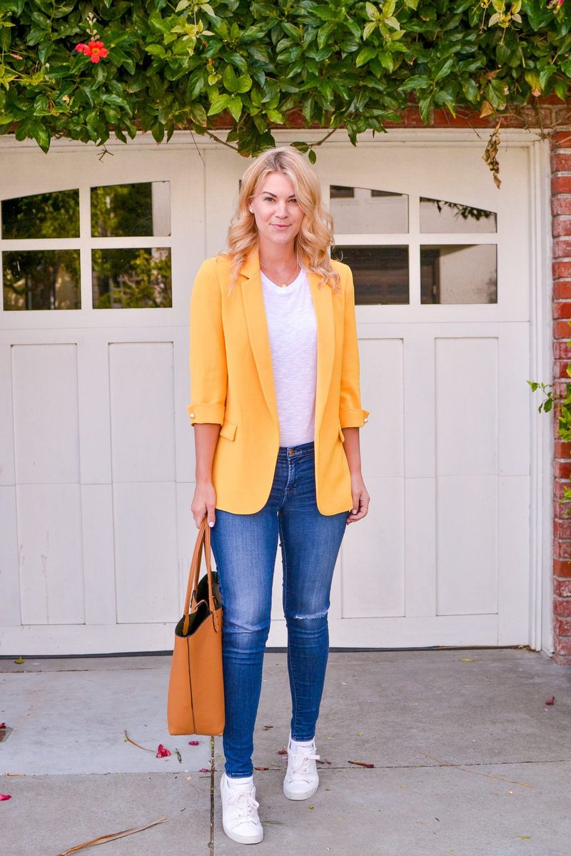 Mustard Yellow Statement Blazer