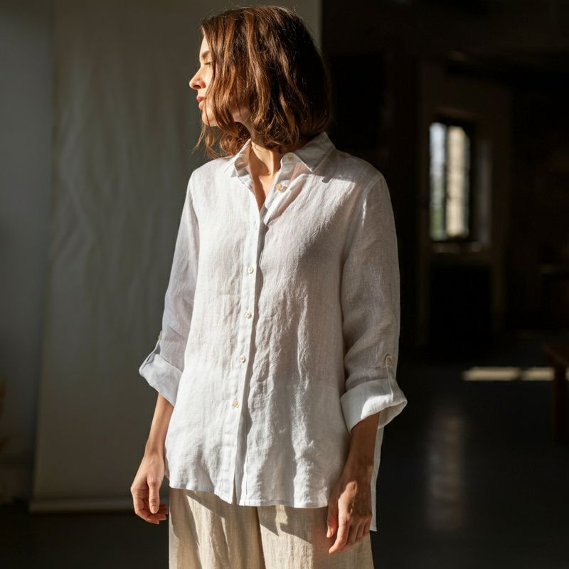 Linen Button-Up