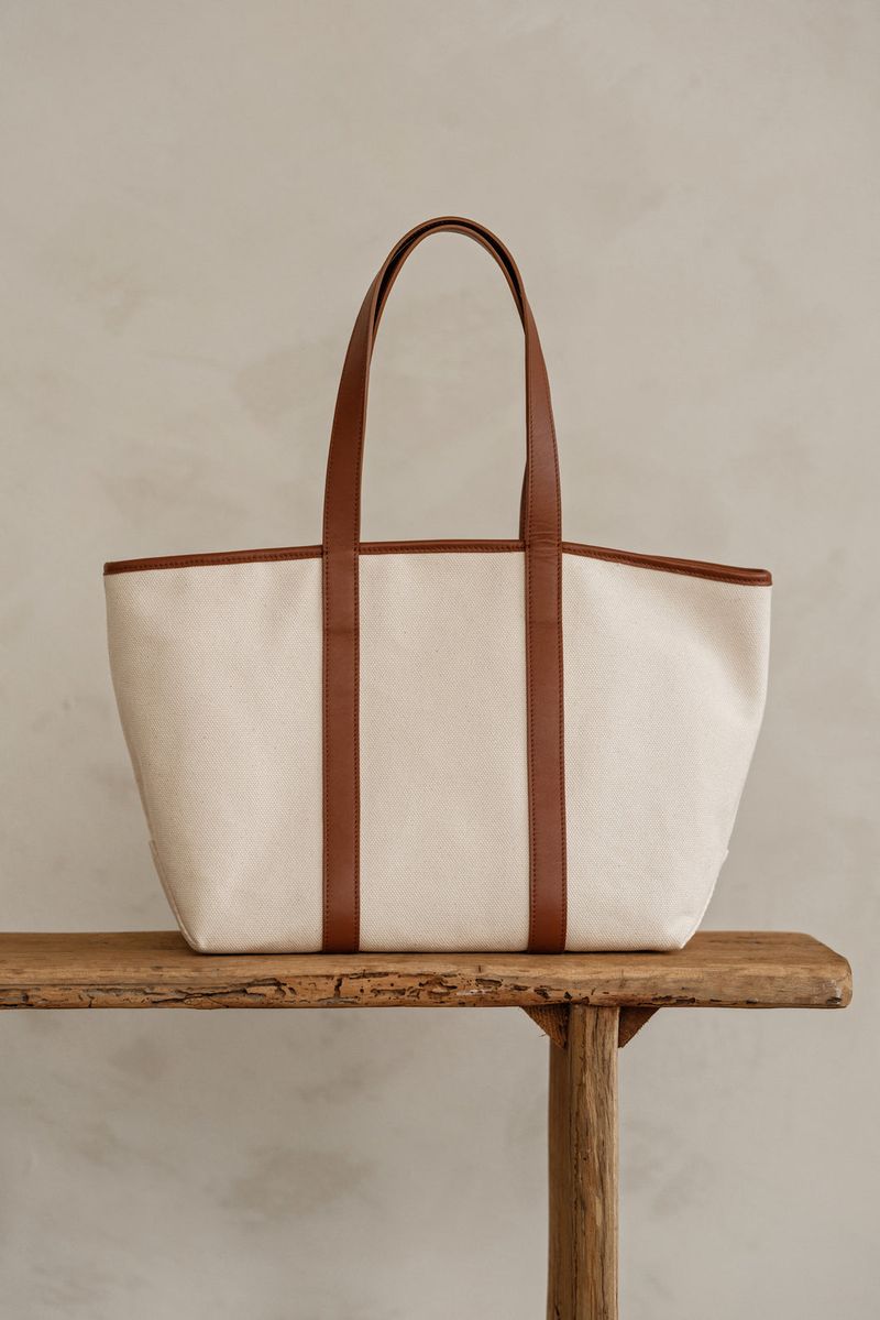 Canvas Tote With Structure