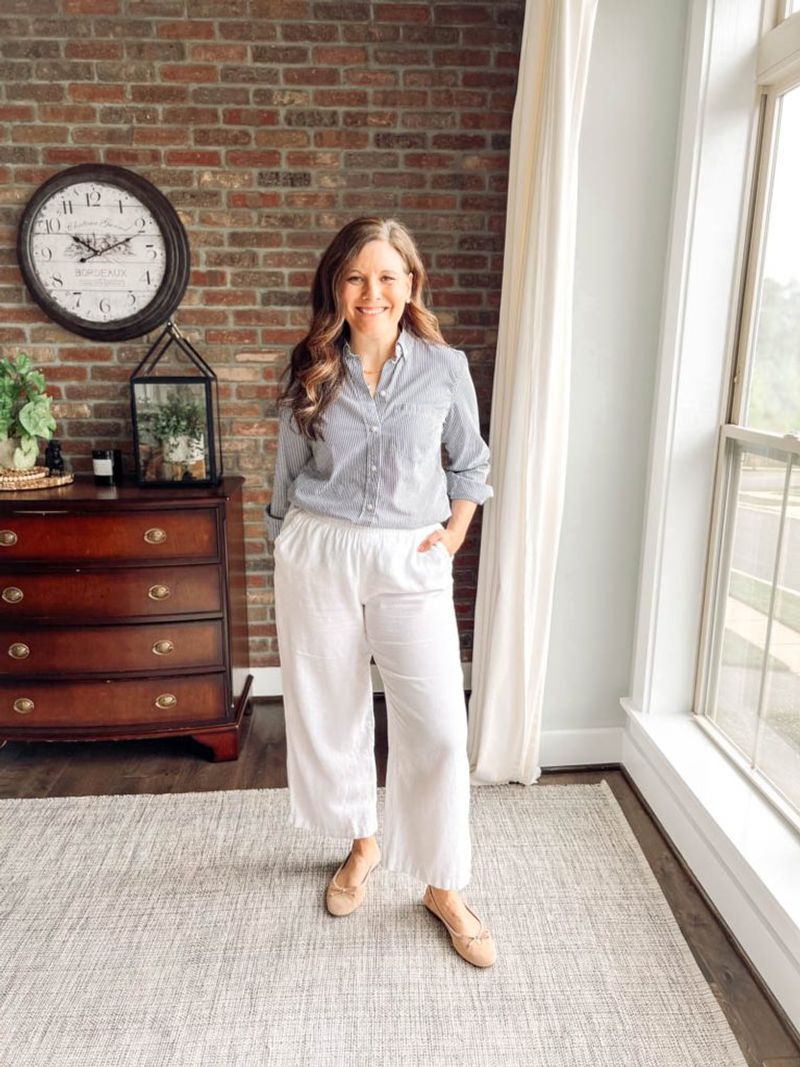 Tie-Front Button-Down
