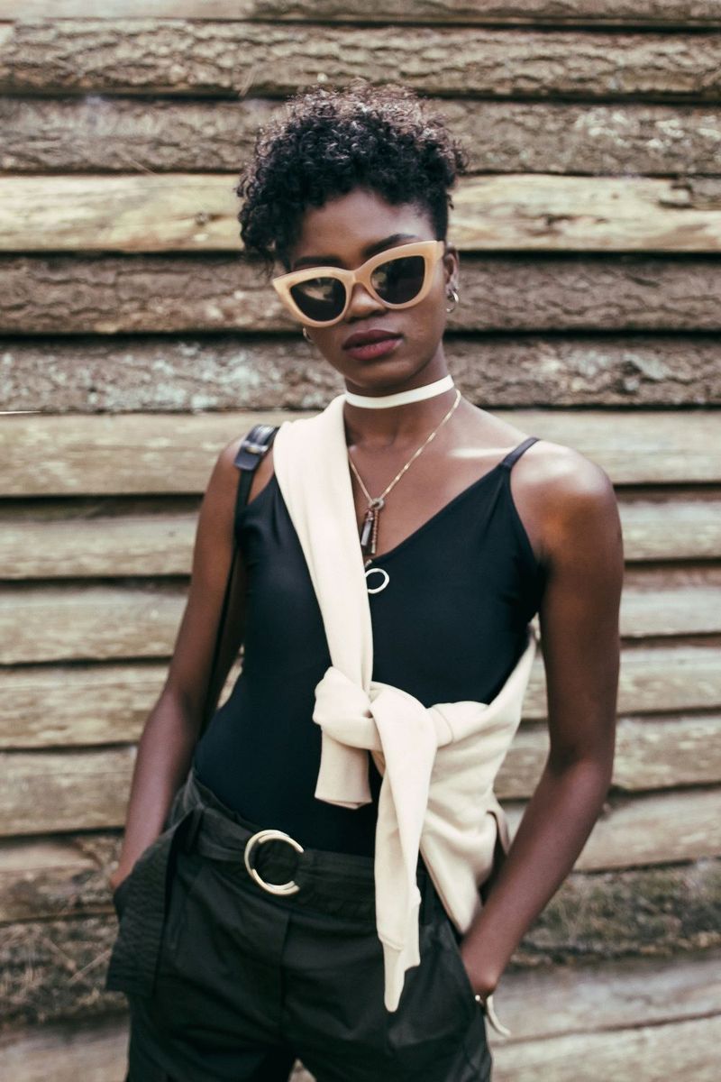 Wrap Sweater Over Simple Top