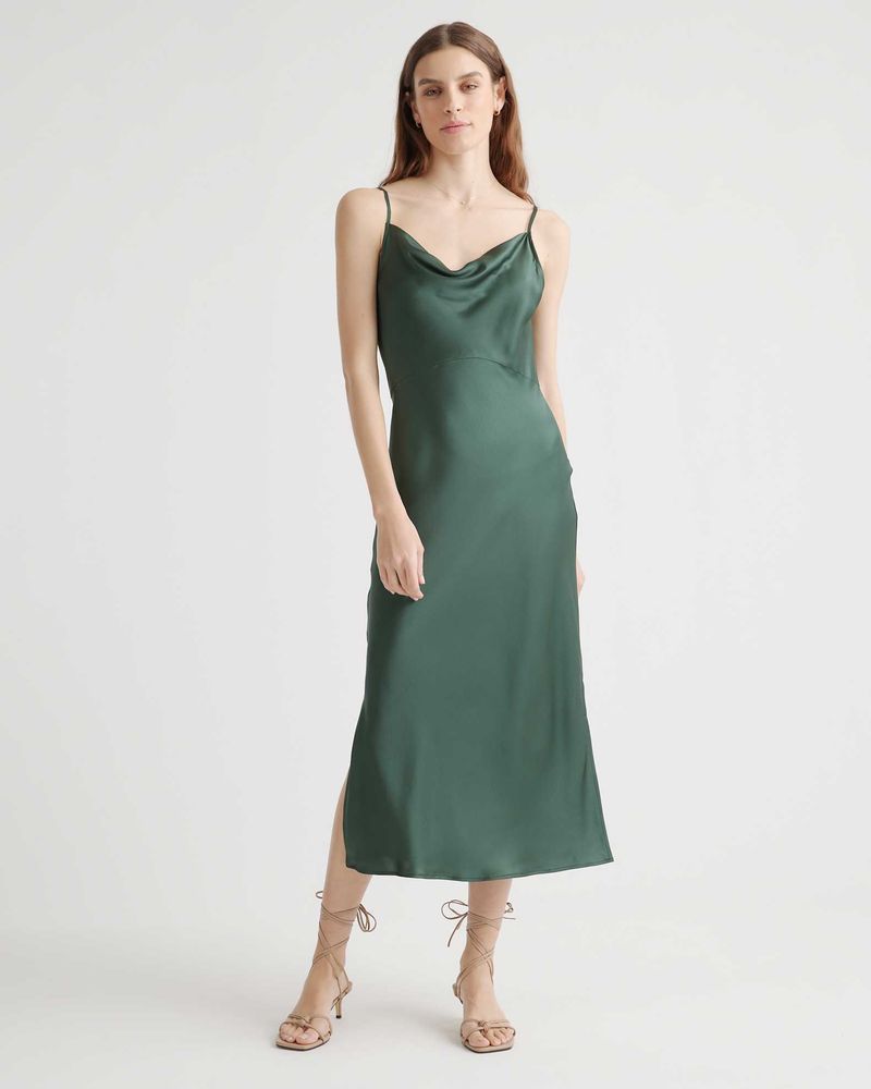Slip Dress with Cowl Neck