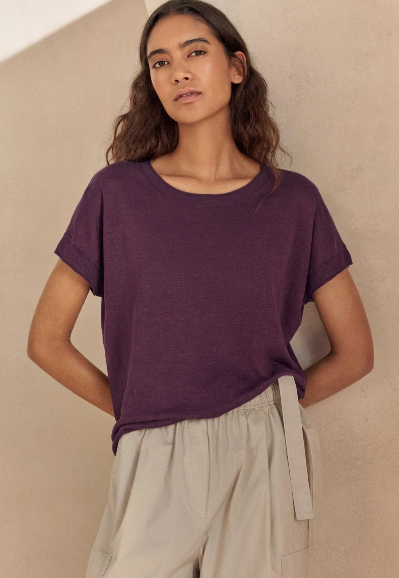 Boxy Linen T-shirt
