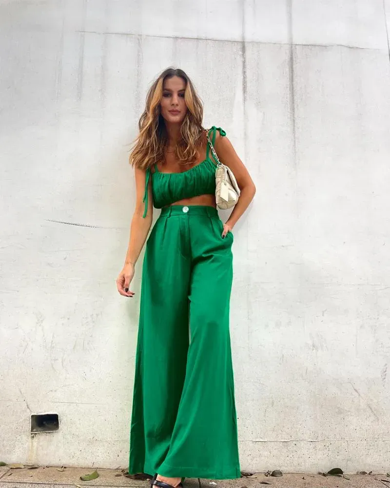 Breezy Palazzo Pants Combo