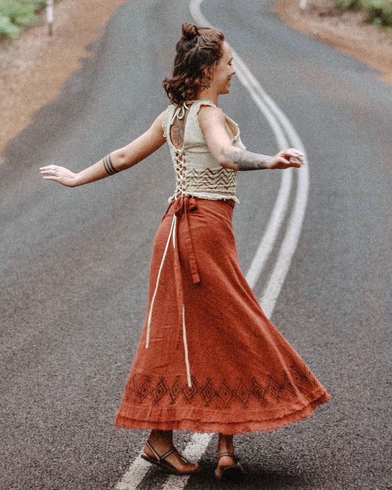 Bohemian Wrap Skirt