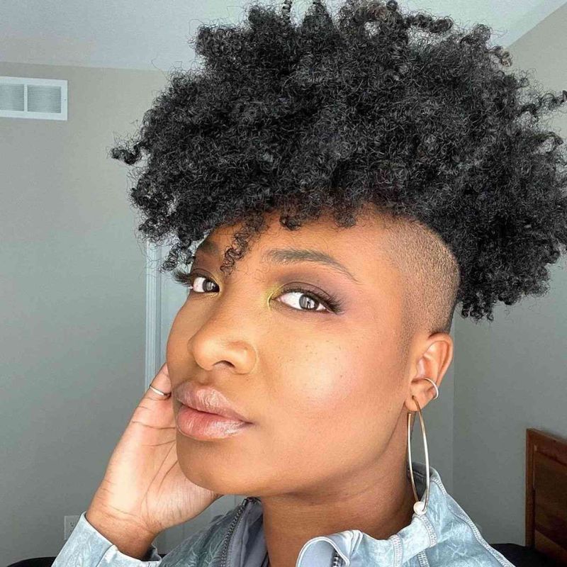 Sculpted Afro Fade