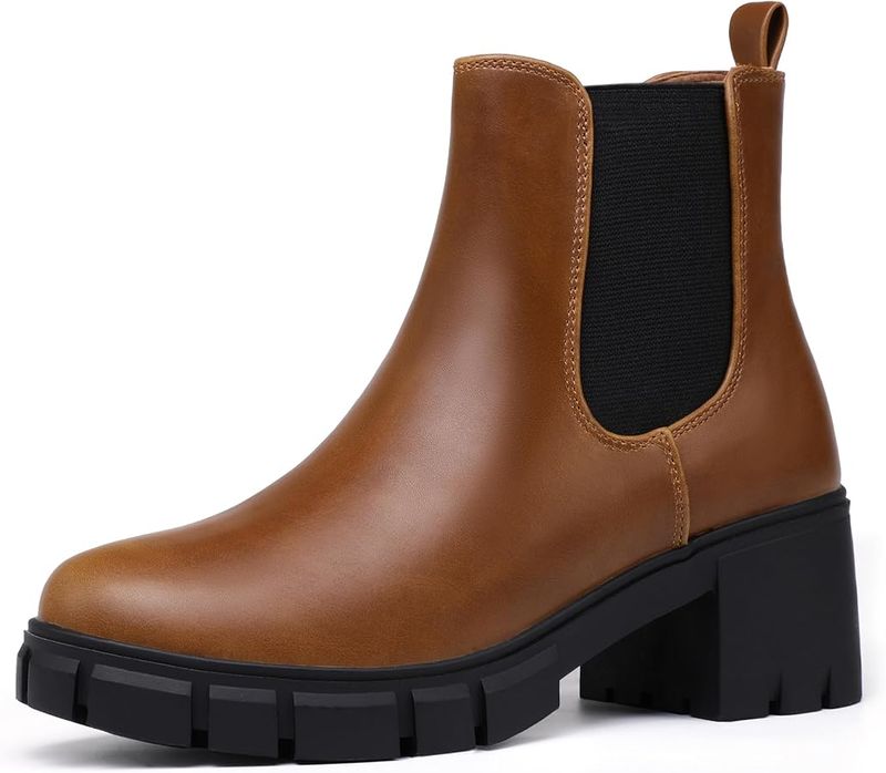Block Heel Ankle Boots