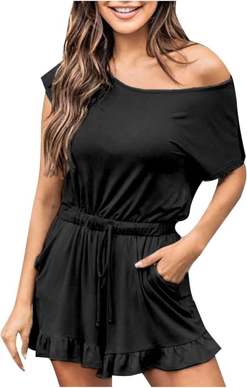 Drop-Shoulder Rompers