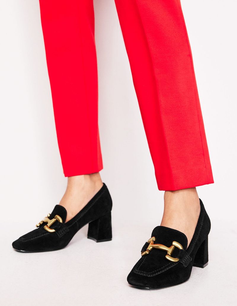 Heeled Loafers: Business-Chic Comfort