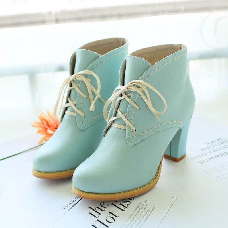 Pastel Ankle Boots