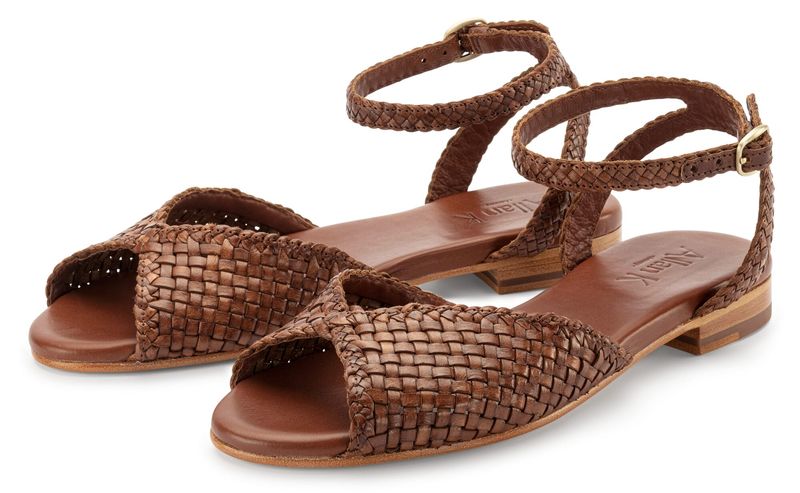 Braided Leather Sandals