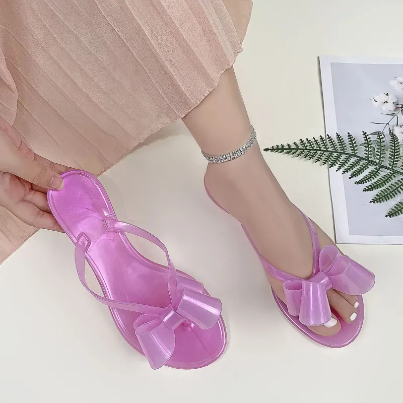Lavender Bow-Adorned Flats