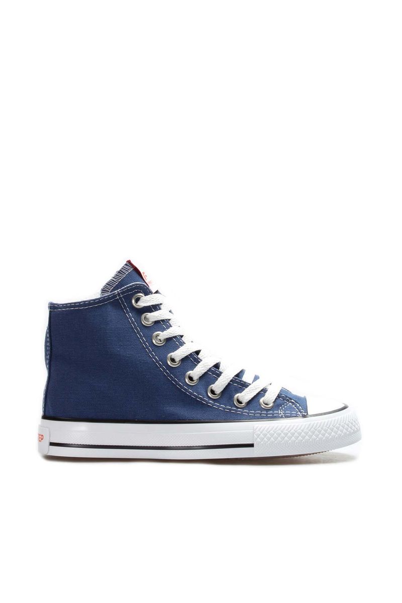 High-Top Canvas Sneakers