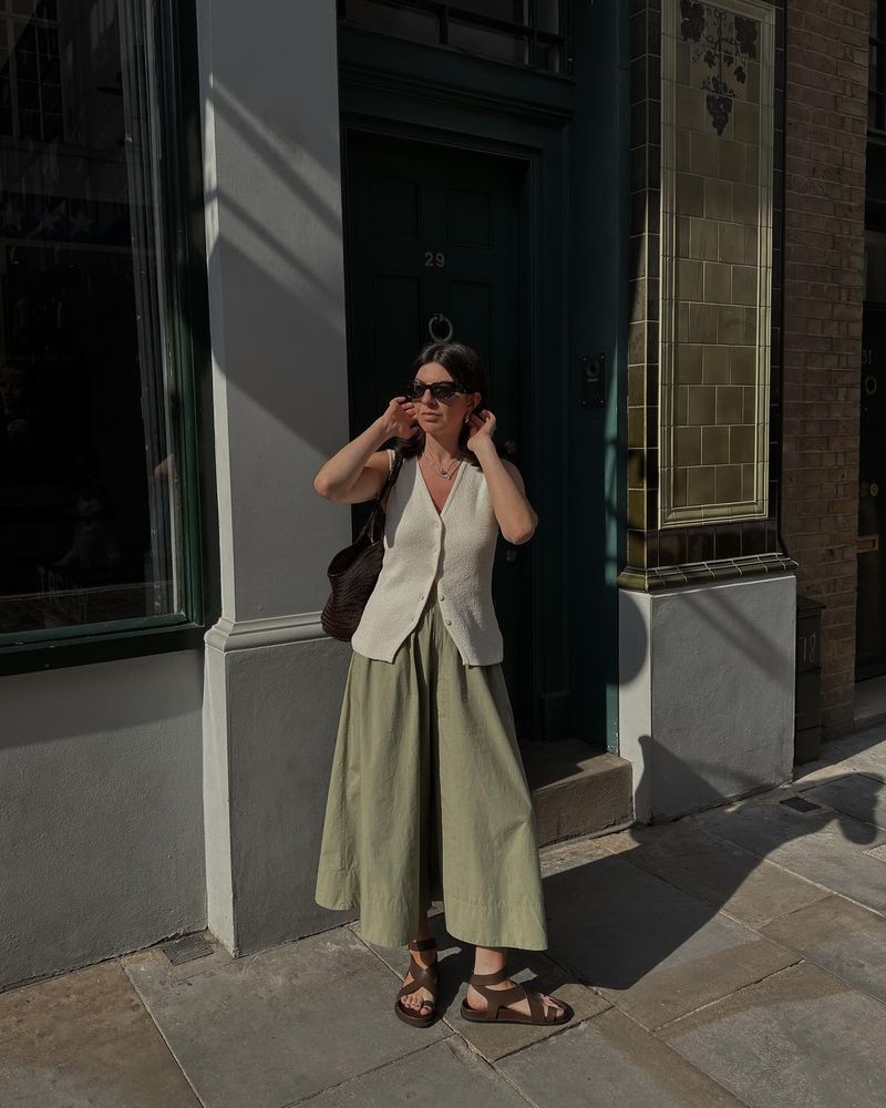 Cropped Linen Culottes