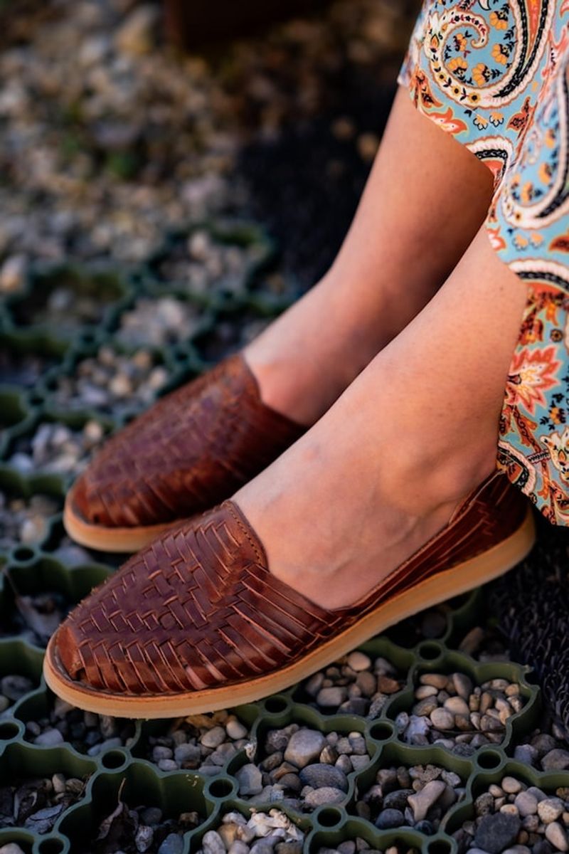 Woven Leather Sandals