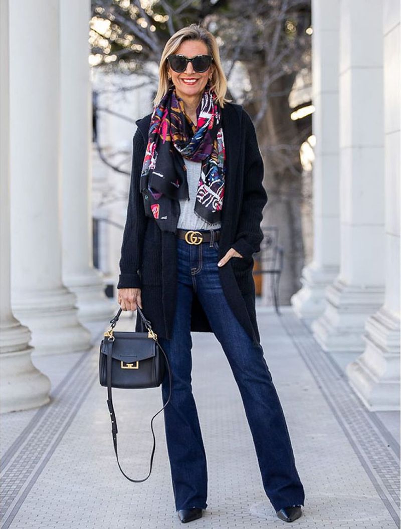 Modern Elegance with a Cardigan