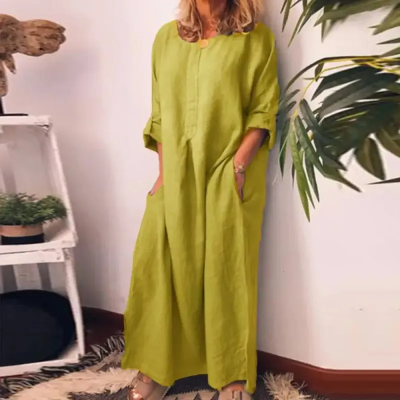 Oversized Cotton Shirt Dress