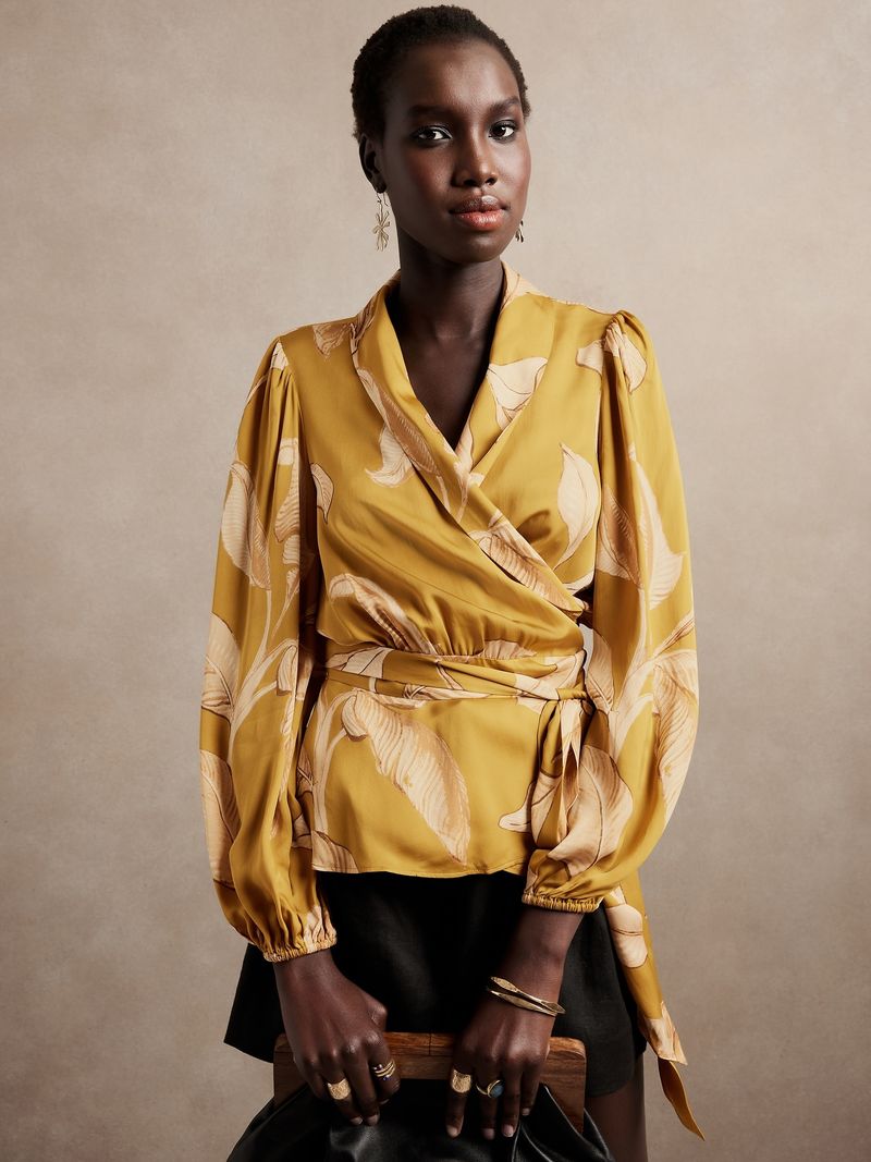 Wrap-Style Blouses