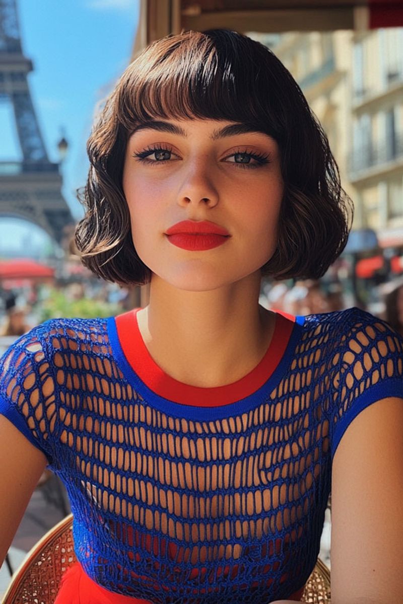 French Bob with Micro-Fringe