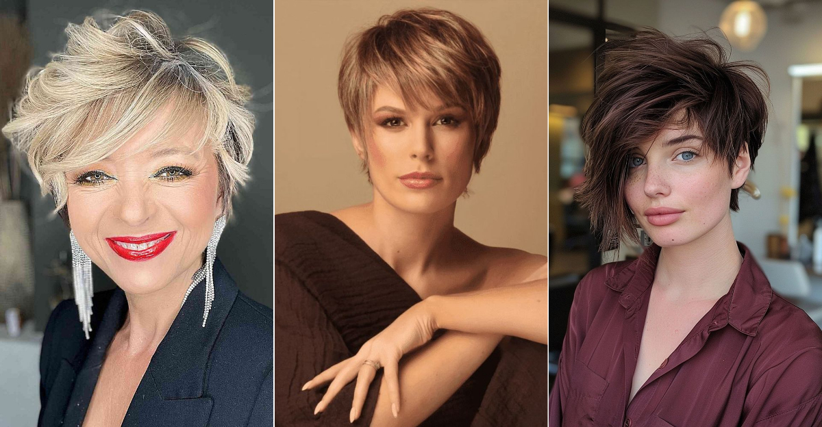 Modern, Not Matronly: 20 Long Pixie Haircuts That Break The Age Mold