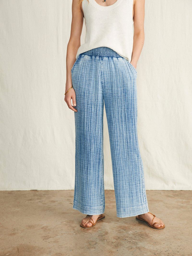 Cotton Gauze Beach Pants