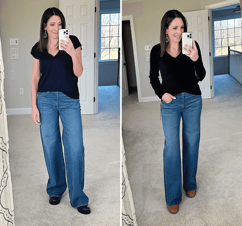 Jeans with Elastic Waistbands: Frumpy Territory