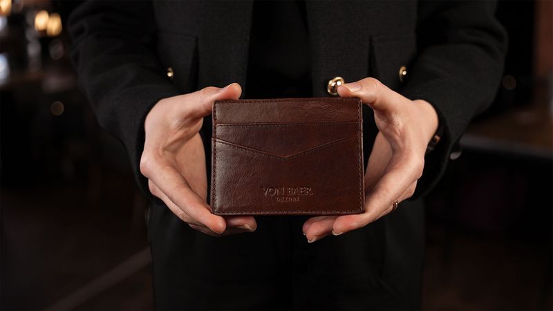 Sleek Leather Card Holder