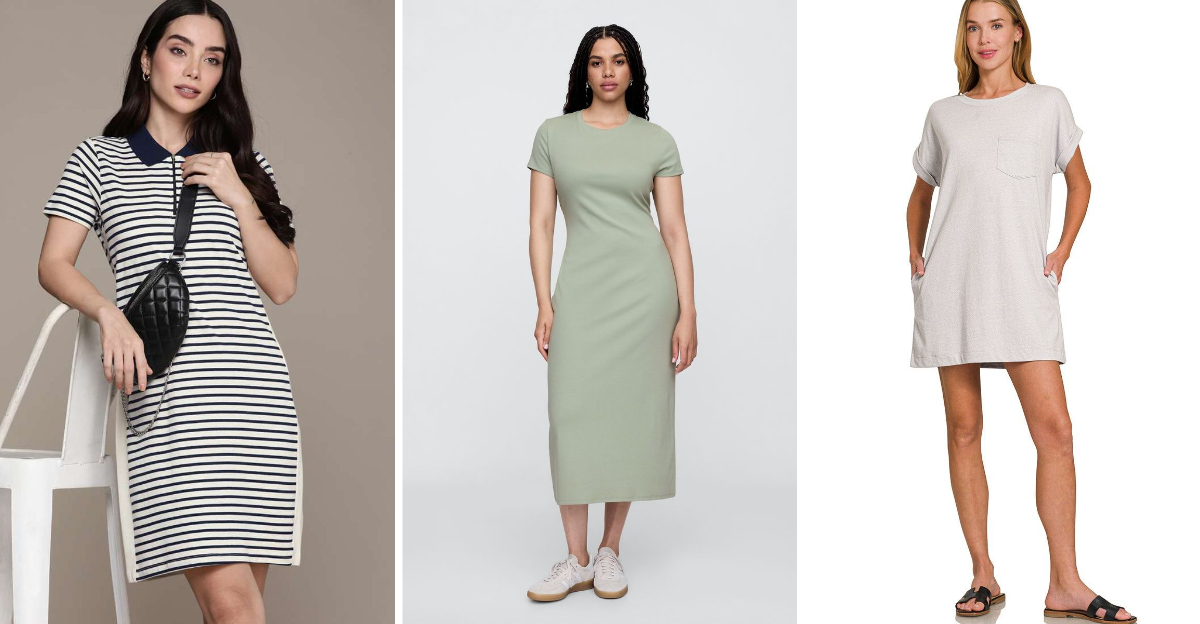 My 40-Year-Old Mom Is The Best Dressed In Every Room—These 18 Breezy T-Shirt Dresses Are In Her Cart