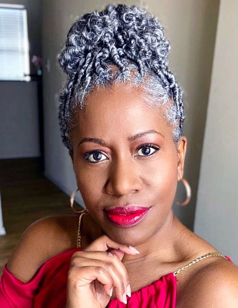 Protective Twist Updo