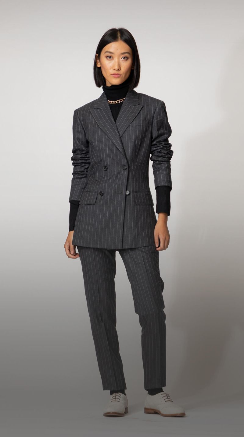Pinstripe Power Suit