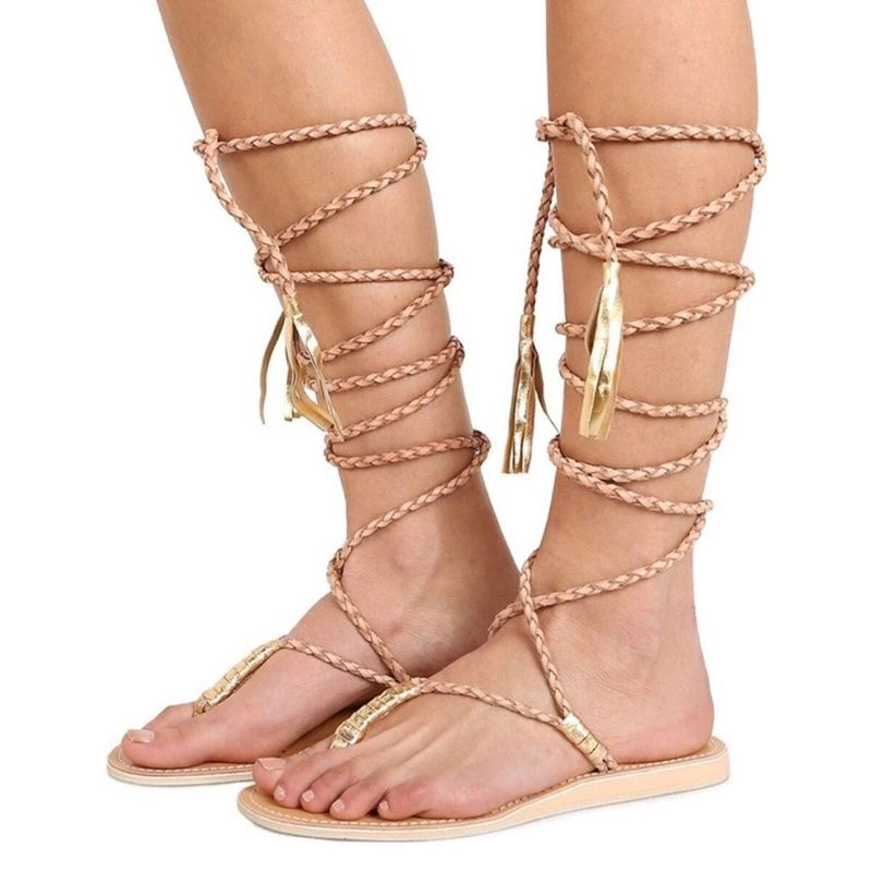 Gladiator-Style Ankle Wraps