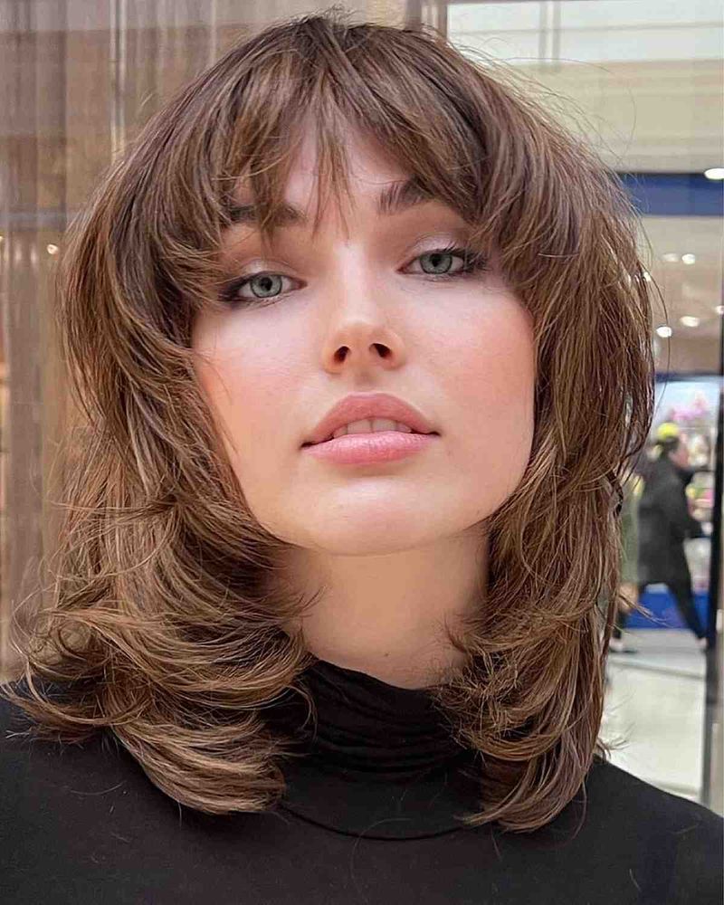 Neck-Length Wispy Layers