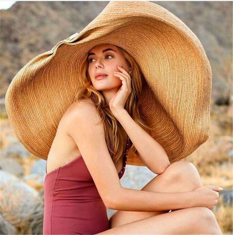 Oversized Straw Hats