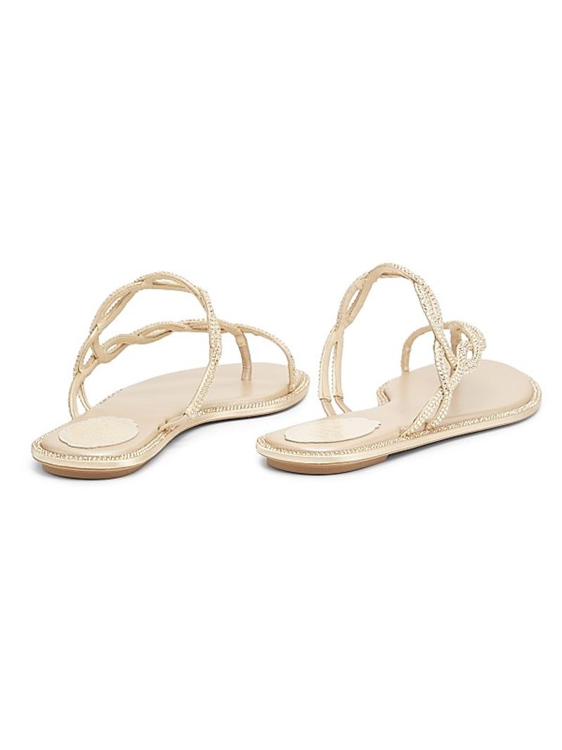 Satin Braided Evening Flats