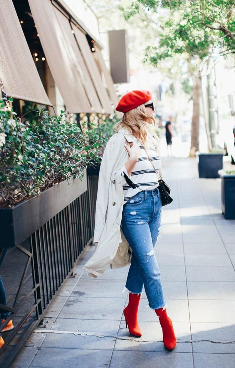 French Beret and Stripes
