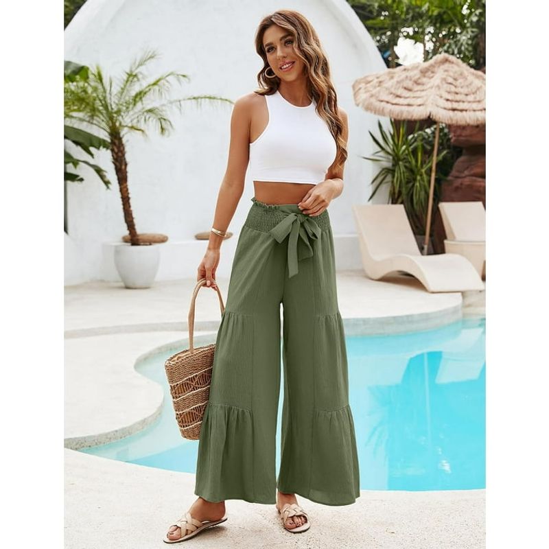 Linen Palazzo Pants Luxury